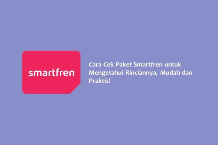 Cara Cek Kuota Internet Dan Pulsa Smartfren Via Aplikasi