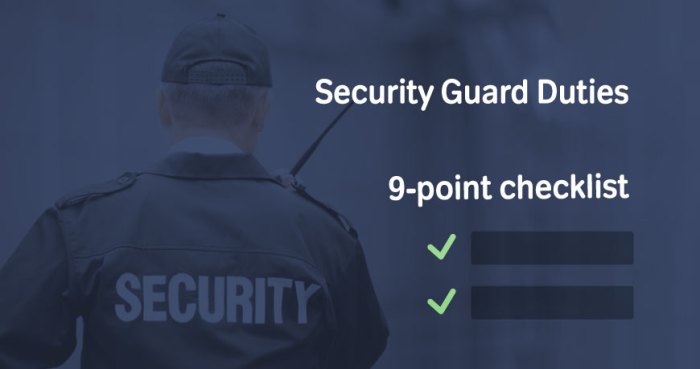 Guards responsibilities roles